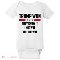 Trump Won They Know It I Know It You Know It Baby Bodysuit thumb 0