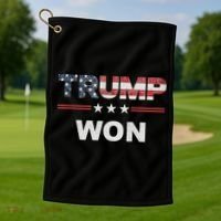 Trump Won Golf Towel thumb 1
