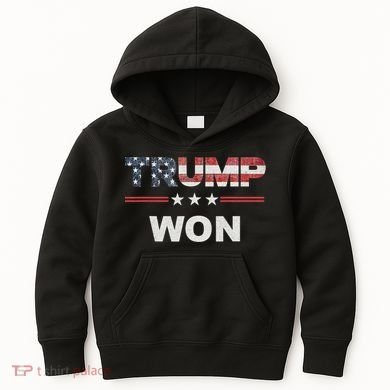 Trump Won Kids Hoodie