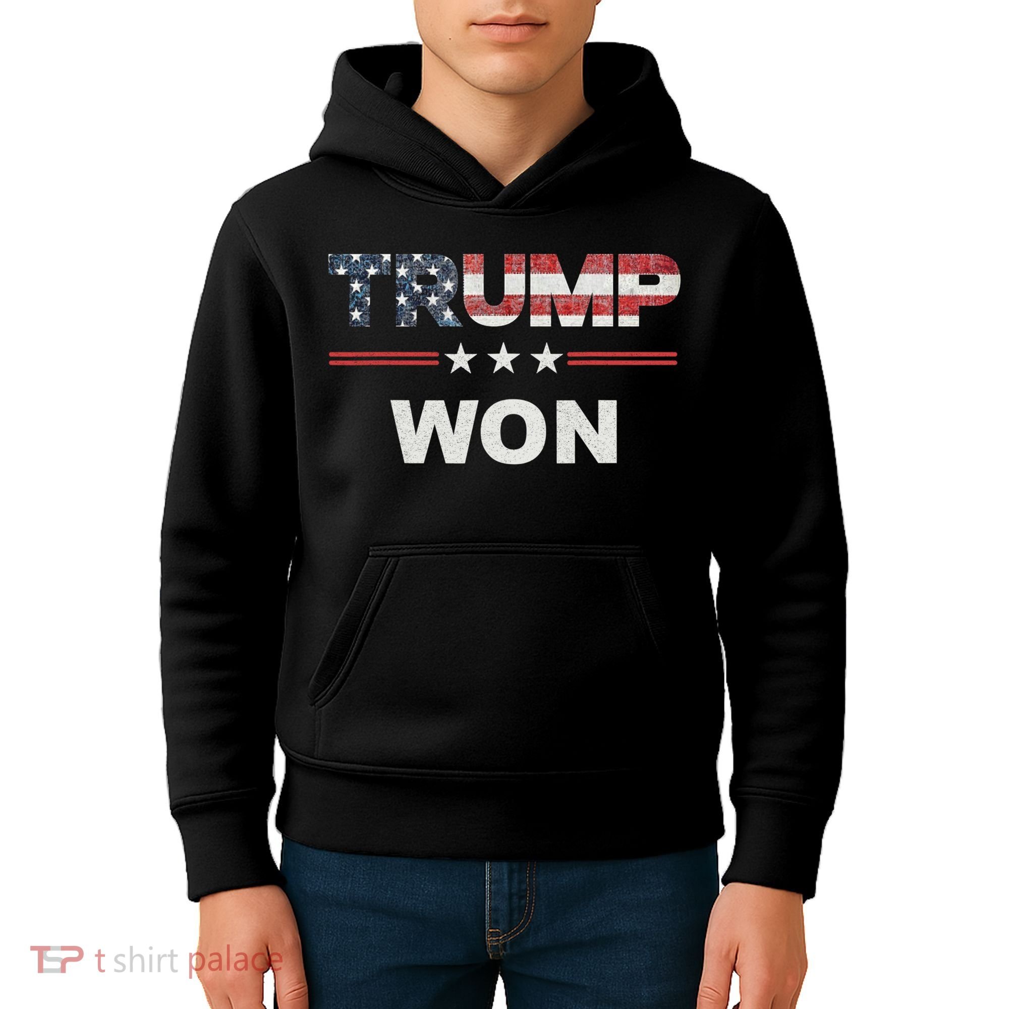 Trump Won Kids Hoodie