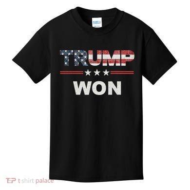 Trump Won Kids T-Shirt