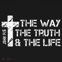 The Way Truth Life John 14 6 Bible Verse Christian Faith Women's Hoodie thumb 2