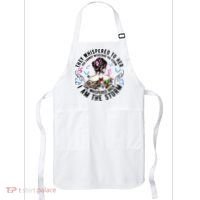 They Whispered to Her She Whispered Back I Am A Storm Apron thumb 0