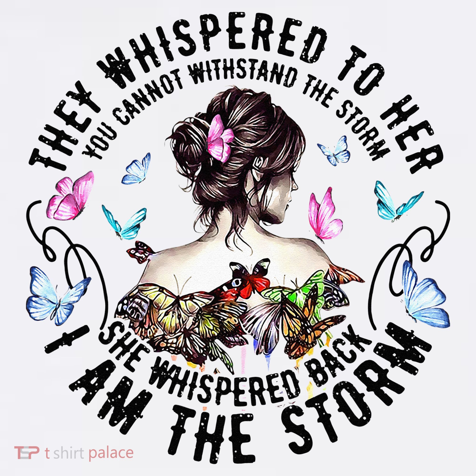 They Whispered to Her She Whispered Back I Am A Storm Women's Hoodie