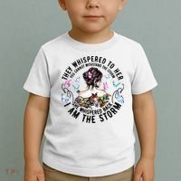 They Whispered to Her She Whispered Back I Am A Storm Toddler T-Shirt thumb 2
