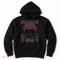 The Whitney Ugly Christmas Sweater Party Hockey Hoodie thumb 0