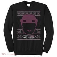 The Whitney Ugly Christmas Sweater Party Hockey Sweatshirt thumb 0