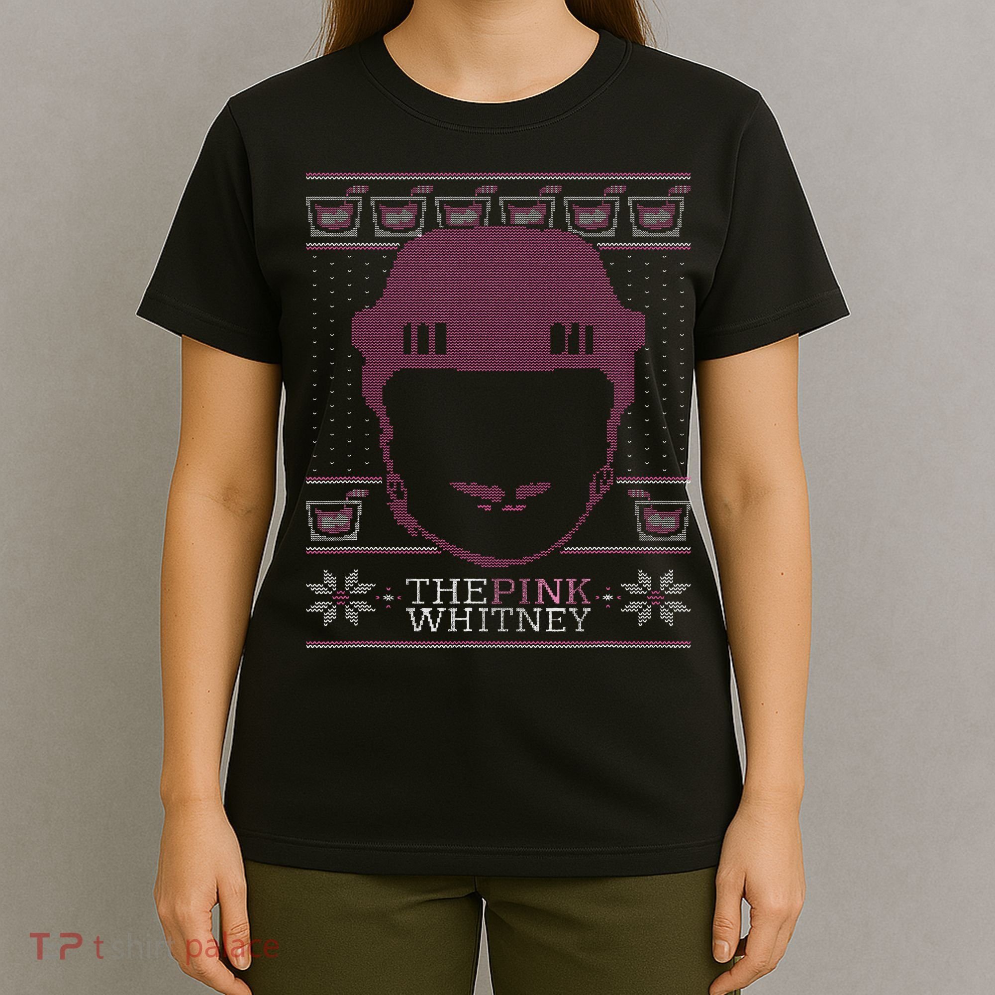 The Whitney Ugly Christmas Sweater Party Hockey T-Shirt