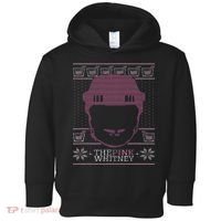 The Whitney Ugly Christmas Sweater Party Hockey Toddler Hoodie thumb 0