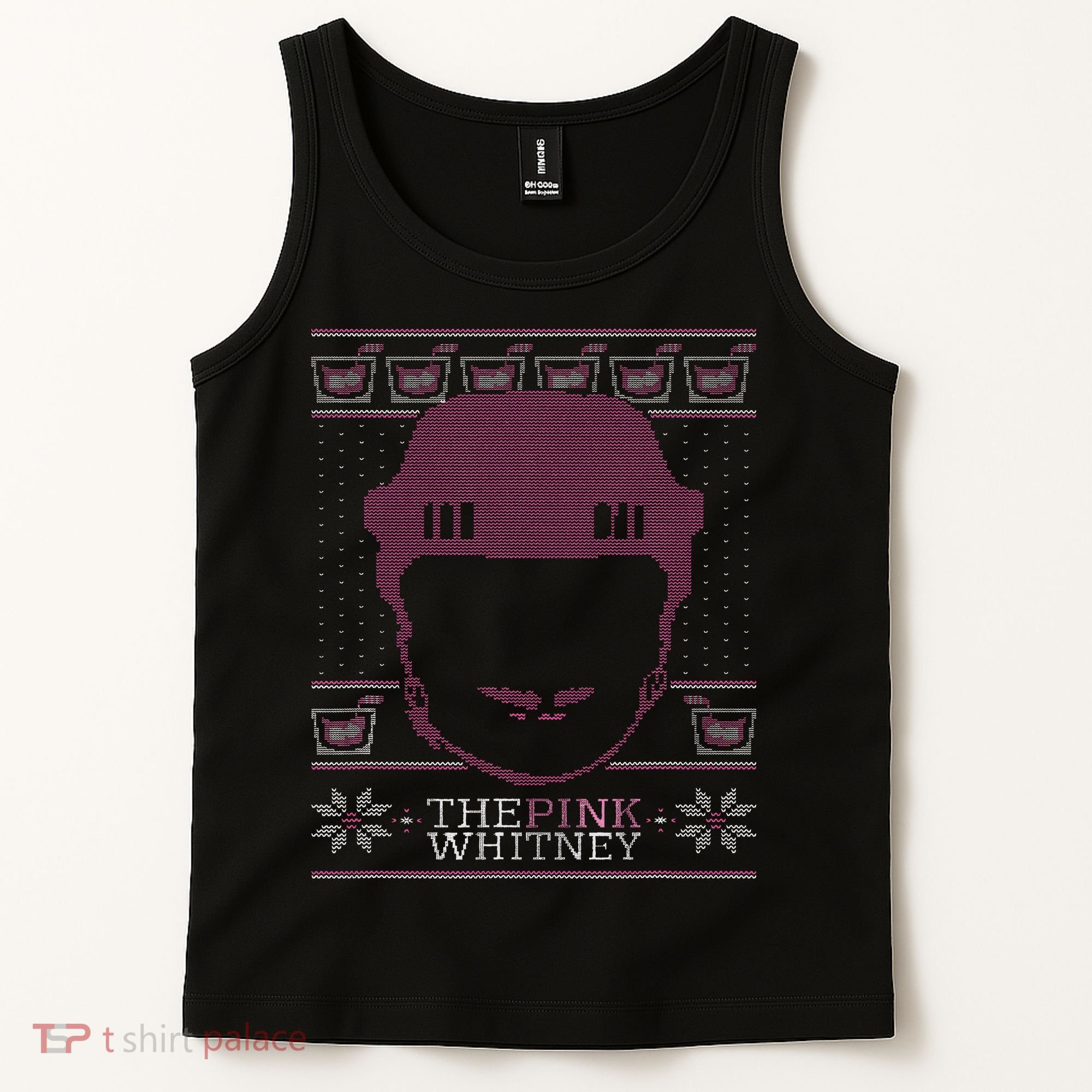 The Whitney Ugly Christmas Sweater Party Hockey Tank Top