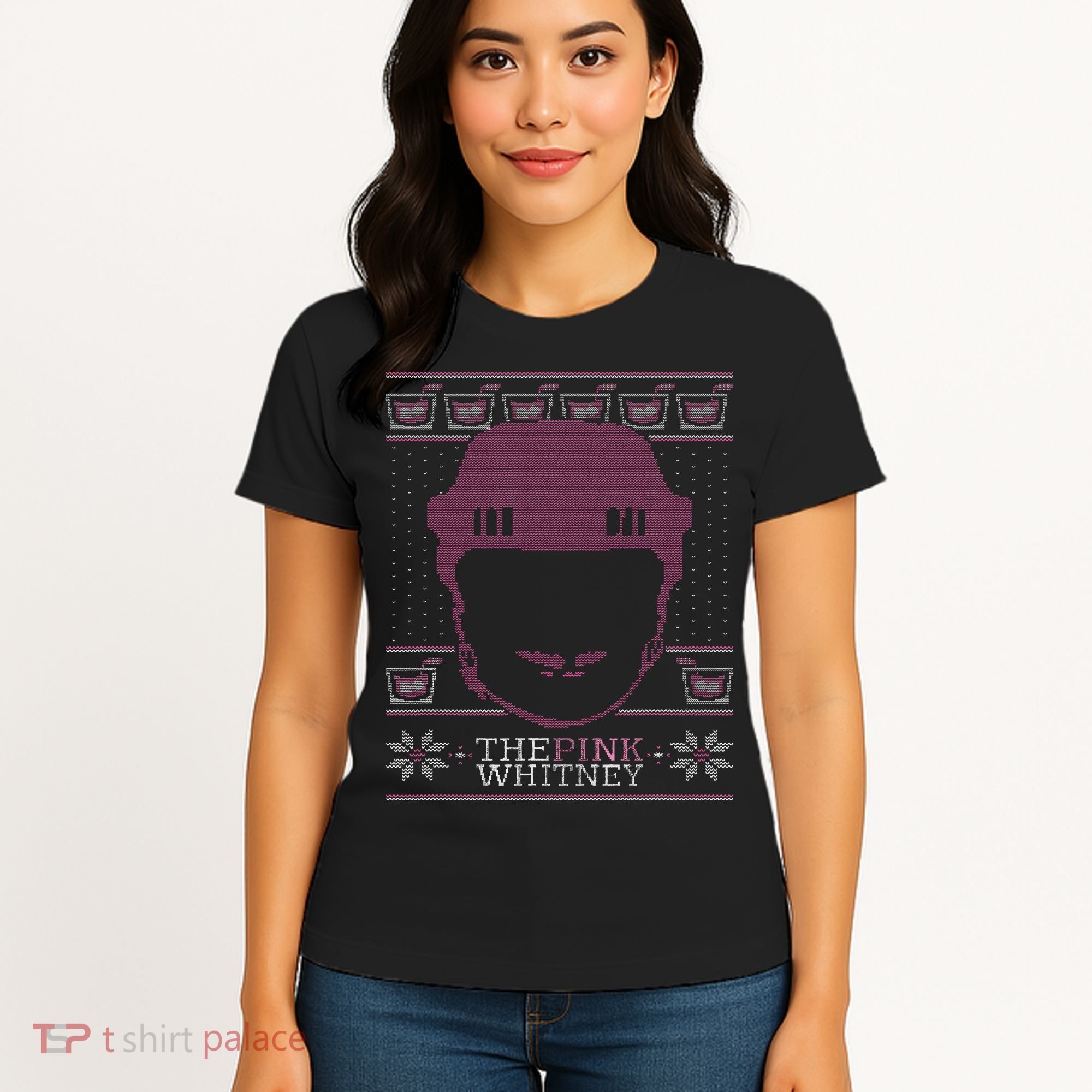The Whitney Ugly Christmas Sweater Party Hockey Women's T-Shirt