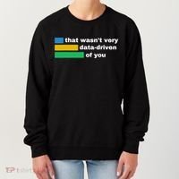 That WasnT Very Data Driven Of You Funny Data Analyst Geek Women's Sweatshirt thumb 0