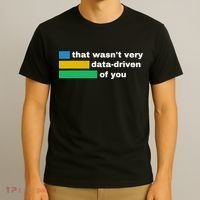 That WasnT Very Data Driven Of You Funny Data Analyst Geek T-Shirt thumb 3