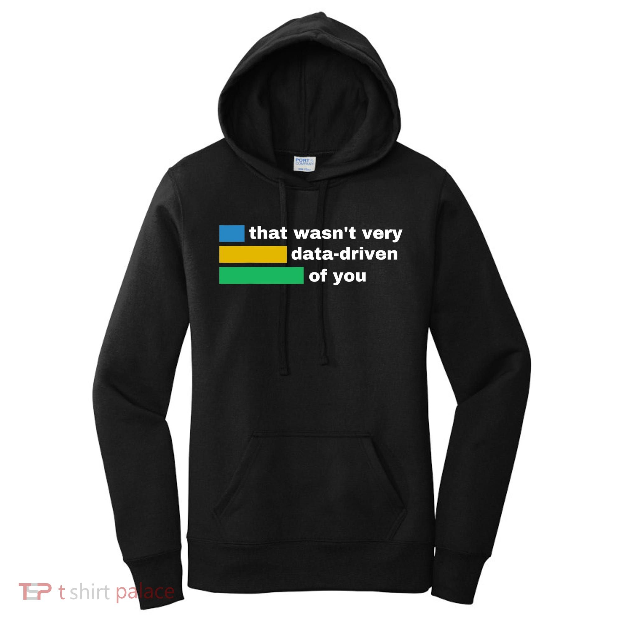 That WasnT Very Data Driven Of You Funny Data Analyst Geek Women's Hoodie