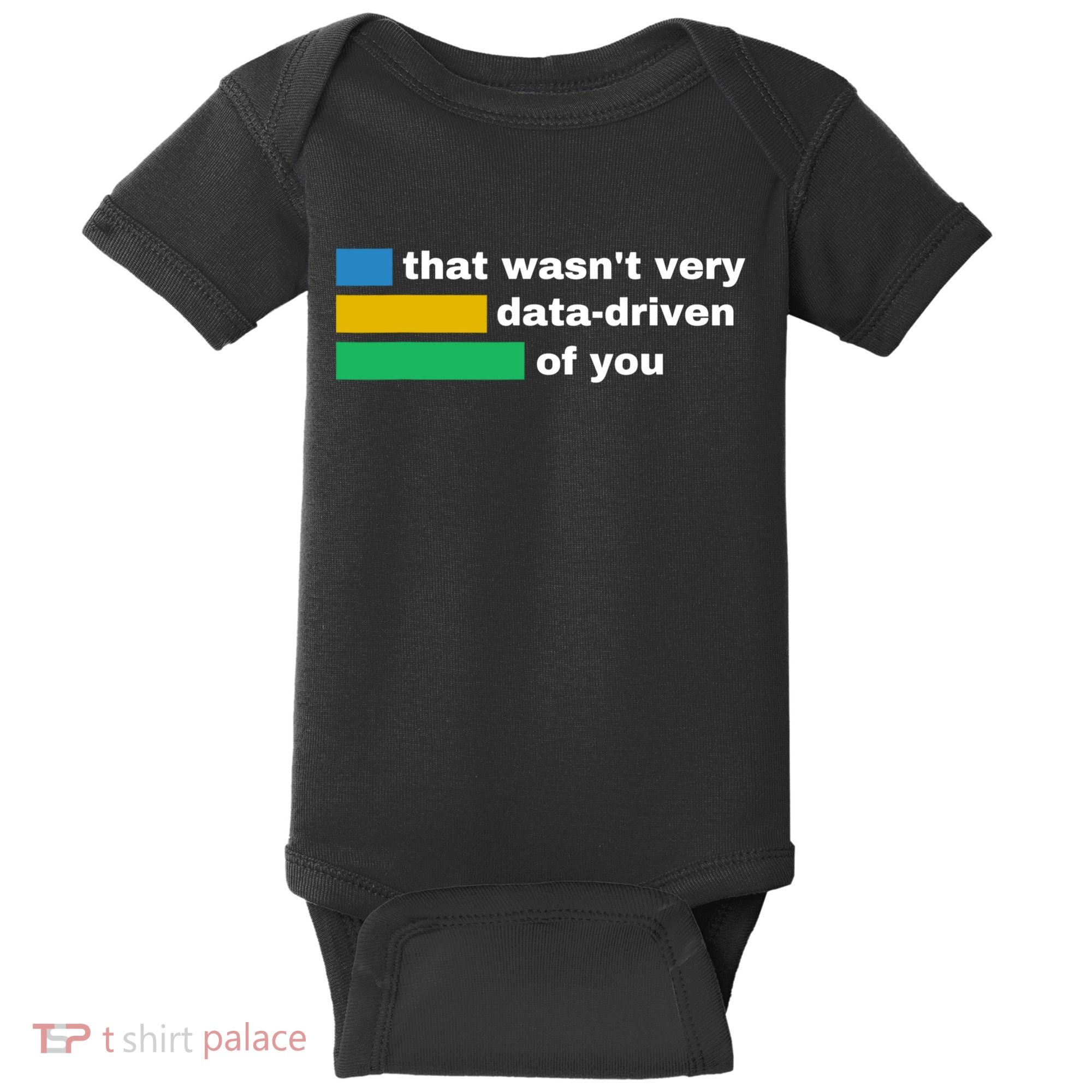 That WasnT Very Data Driven Of You Funny Data Analyst Geek Baby Bodysuit
