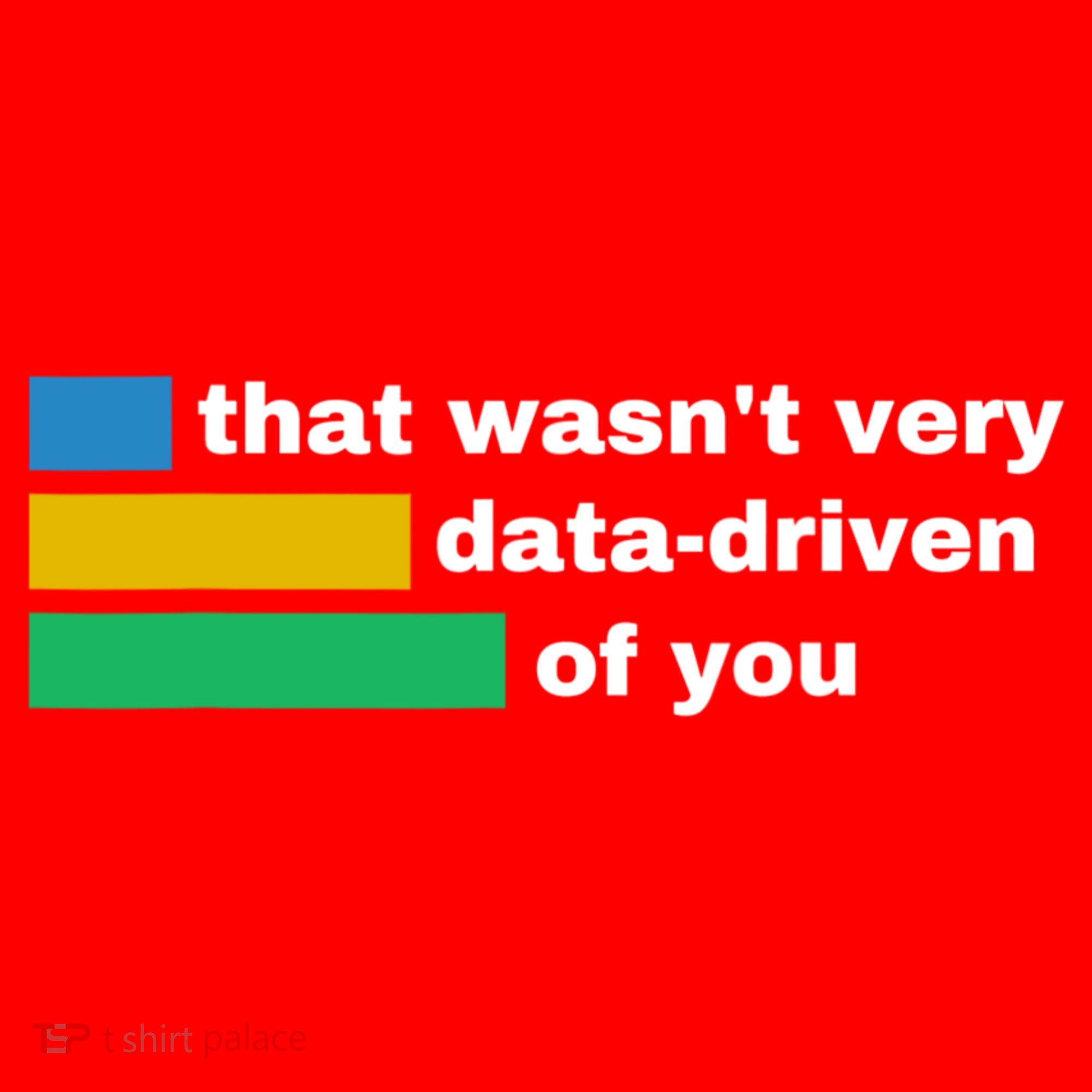 That WasnT Very Data Driven Of You Funny Data Analyst Geek Santa Hat