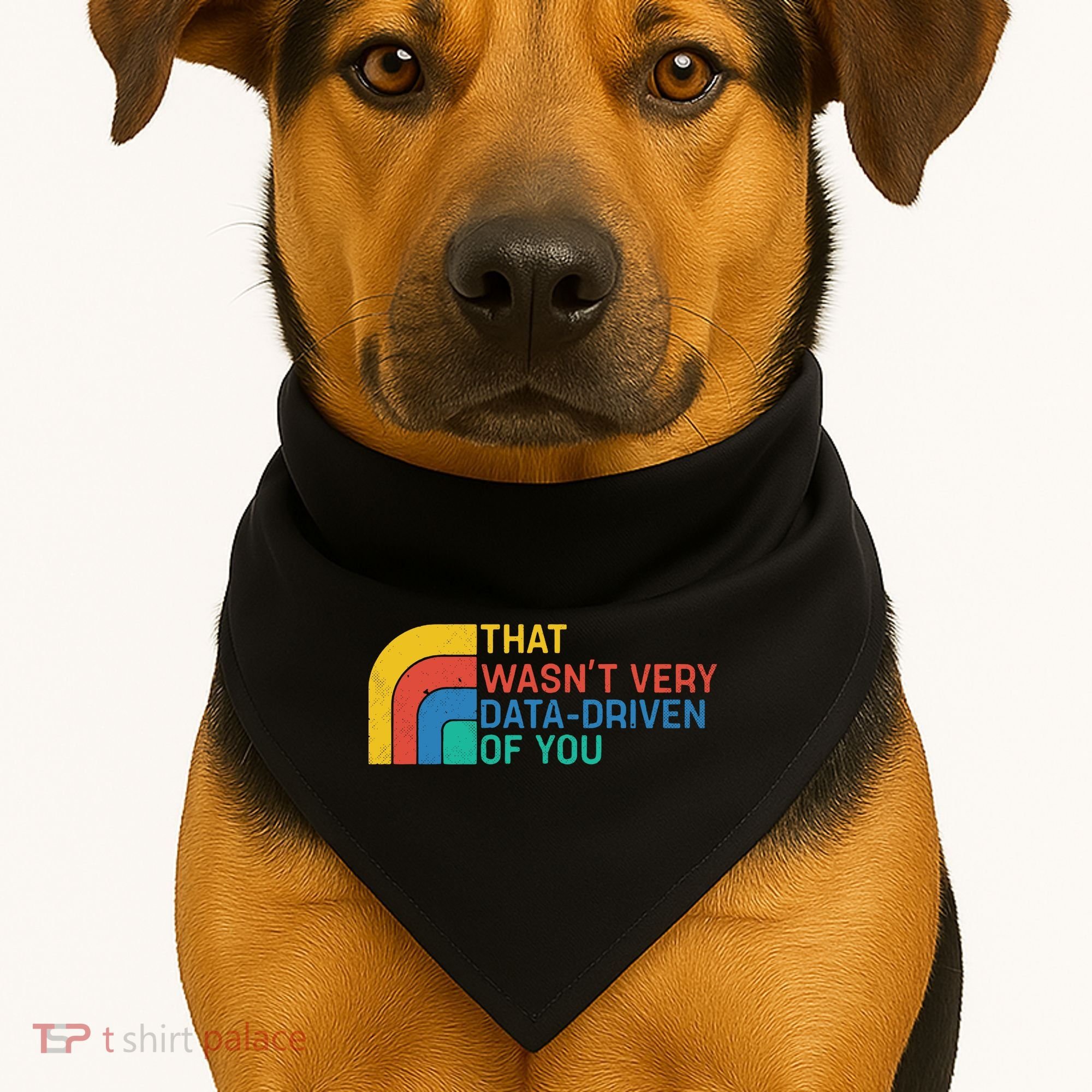 That Wasn’t Very Data-driven Of You Retro USA-Made Doggie Bandana
