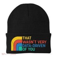 That Wasn’t Very Data-driven Of You Retro Beanie thumb 0