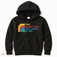 That Wasn’t Very Data-driven Of You Retro Kids Hoodie thumb 0