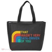 That Wasn’t Very Data-driven Of You Retro Tote Bag thumb 0