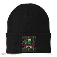 That WasnT Very Data Driven Of You Christmas Xmas Beanie thumb 0
