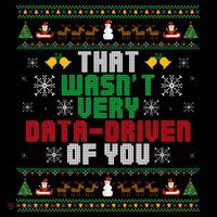 That WasnT Very Data Driven Of You Christmas Xmas Women's Hoodie thumb 2