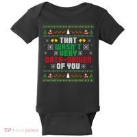 That WasnT Very Data Driven Of You Christmas Xmas Baby Bodysuit thumb 0