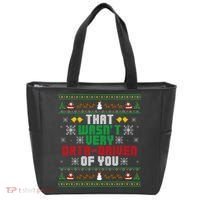 That WasnT Very Data Driven Of You Christmas Xmas Tote Bag thumb 0