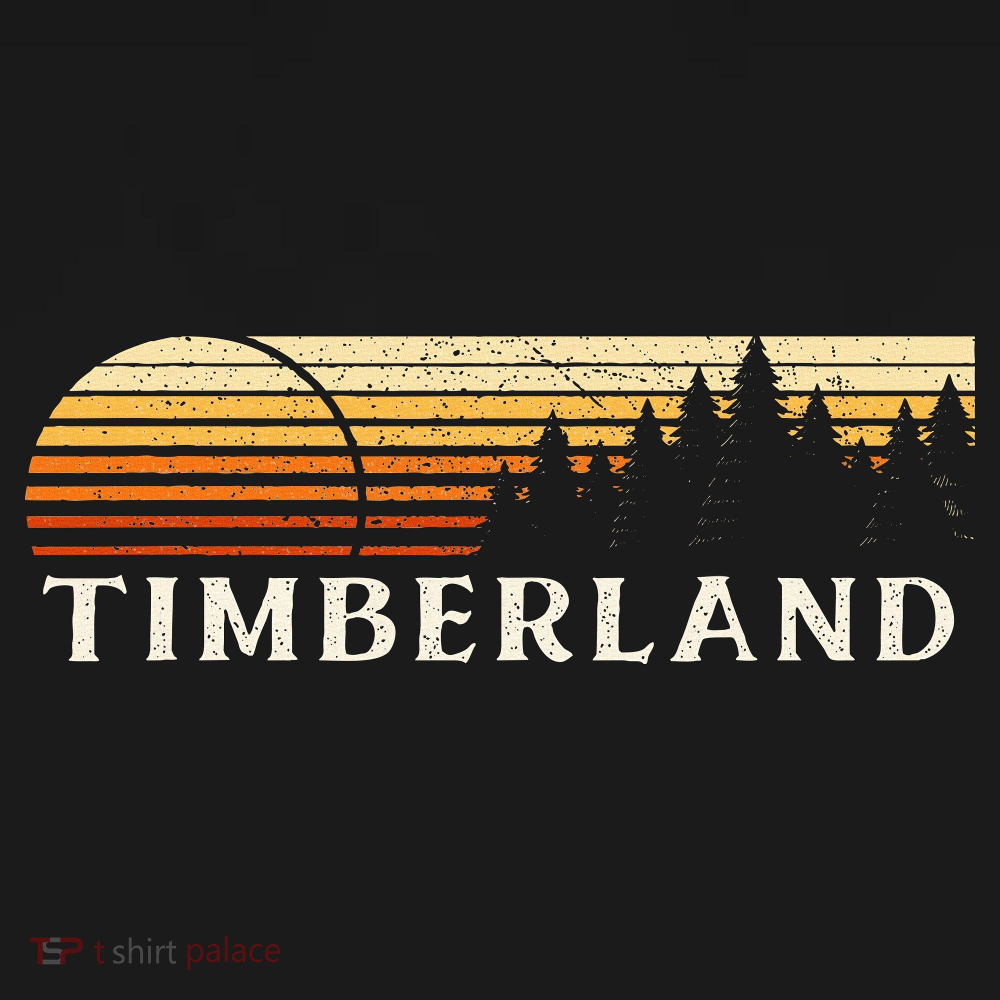 Timberland Wi Vintage Evergreen Sunset Eighties T-Shirt