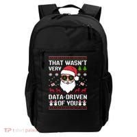 That WasnT Very Data Driven Of You Ugly Christmas Sweaters Backpack thumb 0