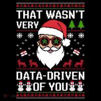 That WasnT Very Data Driven Of You Ugly Christmas Sweaters Visor thumb 3