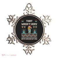 That WasnT Very Data Driven Of You Ugly Christmas Sweaters Ornament thumb 0
