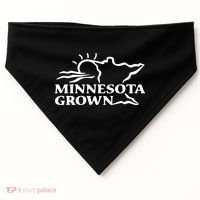 Tim Walz Wearing Minnesota Grown USA-Made Doggie Bandana thumb 0