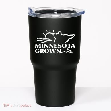 Tim Walz Wearing Minnesota Grown Tumbler