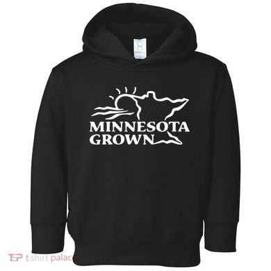 Tim Walz Wearing Minnesota Grown Toddler Hoodie