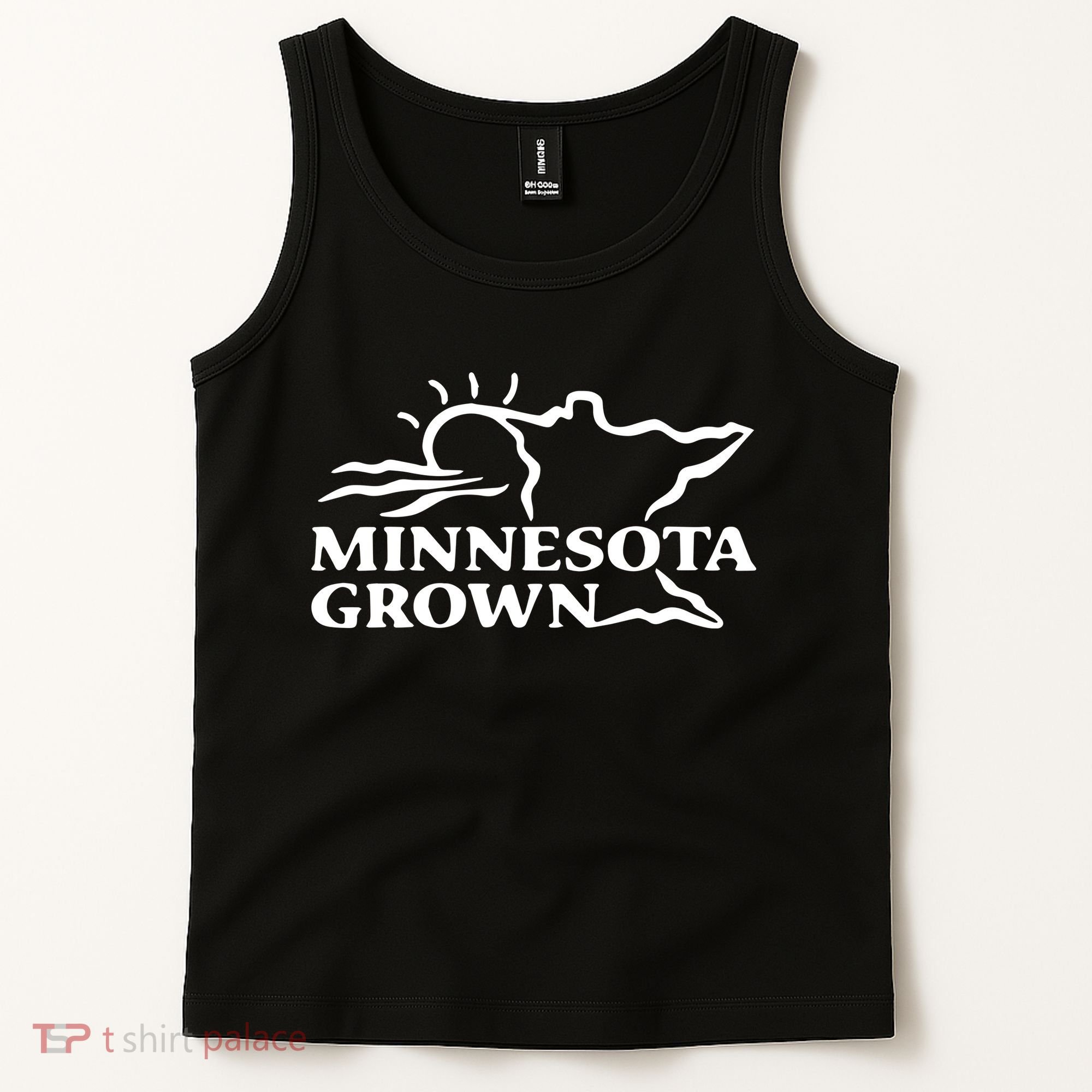 Tim Walz Wearing Minnesota Grown Tank Top