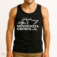 Tim Walz Wearing Minnesota Grown Tank Top thumb 3