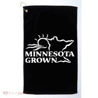 Tim Walz Wearing Minnesota Grown Golf Towel thumb 0