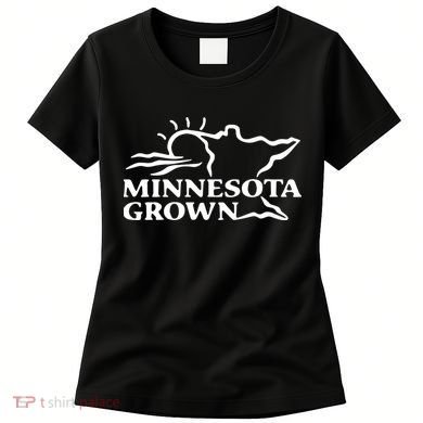 Tim Walz Wearing Minnesota Grown Women's T-Shirt