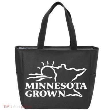Tim Walz Wearing Minnesota Grown Tote Bag
