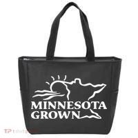 Tim Walz Wearing Minnesota Grown Tote Bag thumb 0