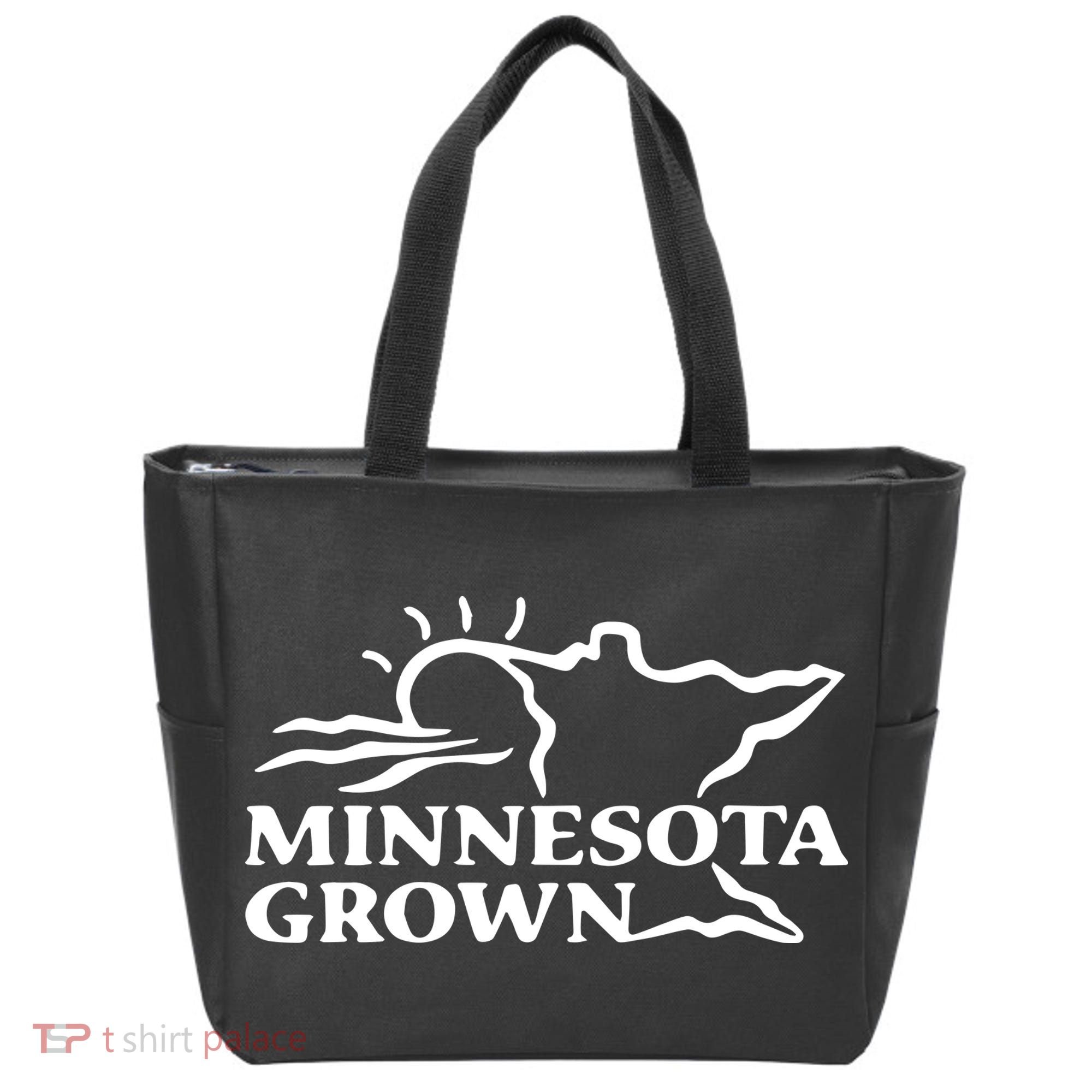 Tim Walz Wearing Minnesota Grown Tote Bag