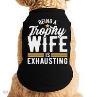 Trophy Wife Wedding Anniversary Doggie Tank thumb 0
