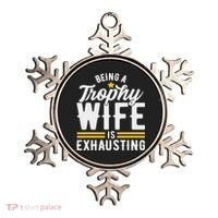 Trophy Wife Wedding Anniversary Ornament thumb 0