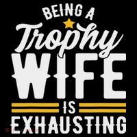 Trophy Wife Wedding Anniversary Ornament thumb 1