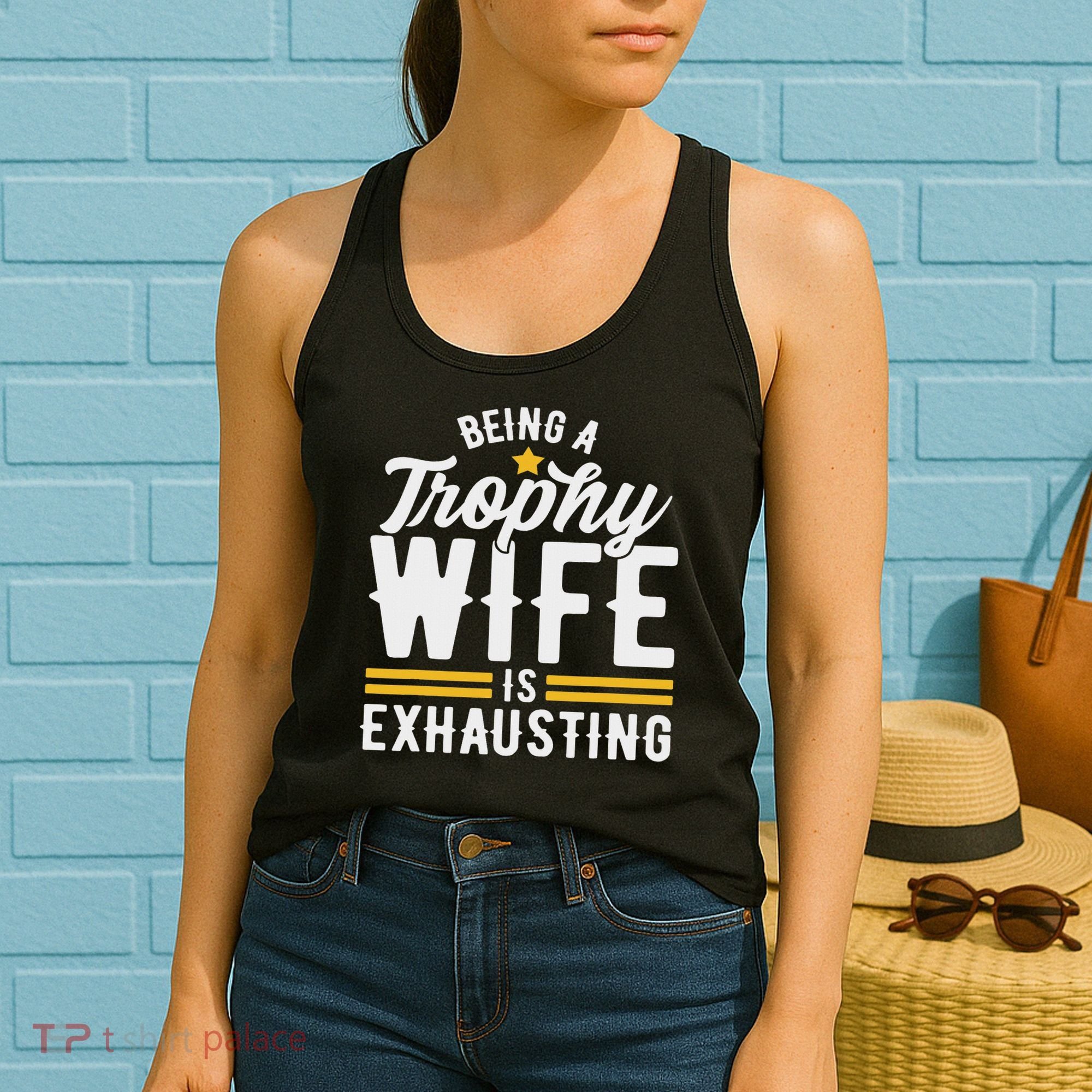 Trophy Wife Wedding Anniversary Women's Tank Top