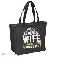 Trophy Wife Wedding Anniversary Tote Bag thumb 2