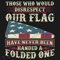 Those Who Would Disrespect Our Flag Have Never Been Handed Gift Coaster thumb 2
