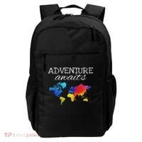 Travel Wanderlust World Map Adventure Traveler Gift Backpack thumb 0