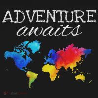 Travel Wanderlust World Map Adventure Traveler Gift Women's Hoodie thumb 2
